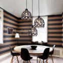 Hollow Crystal Iron Pendant Lamp Kitchen Island Ideas Dining Room Office