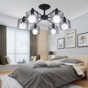 Modern Bird Cage Pendant Lamp Iron Decorative Lighting Bedroom Living Room