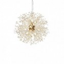 Dandelion Crystal Pendant Light Elegant Chandelier Bedroom Office