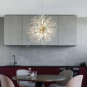 Dandelion Crystal Pendant Light Elegant Chandelier Bedroom Office