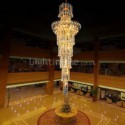 European Long Pendant Crystal Chandelier Living Room Lobby