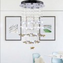 Nordic Pendant Light Creative Butterfly Glass Pendant Light Bedroom Living Room