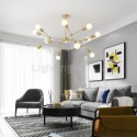 Nordic Magic Bean Pendant Lamp Brass Lamp Living Room Bedroom