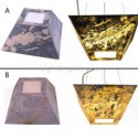 3D Natural Rock Pendant Light Semitransparent Shade Modern Pendant Light