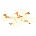 Nordic Flush Mount Ceiling Light Creative Warm Solid Wood Light Bedroom Restaurant