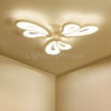 Modern Simple Flush Mount Acrylic Petal Shape Ceiling Light Living Room Dining Room