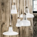 Retro / Vintage Pendant Light with Glass Shade