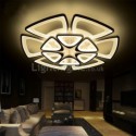 Modern Triangle Flush Mount Acrylic Ceiling Light Living Room Dining Room