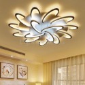 Modern Simple Flush Mount Acrylic Windmill Ceiling Light Living Room Study