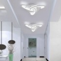 Modern Simple Flush Mount Acrylic Windmill Ceiling Light Living Room Study