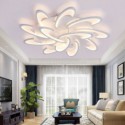 Modern Simple Flush Mount Acrylic Windmill Ceiling Light Living Room Study