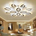 Modern Simple Flush Mount Acrylic Heart-Shape Ceiling Light Living Room Study