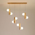 Wood Magic Bean Cluster Pendant Lighting Fixture for Kitchen Island Dining Table Living Room Dining Room