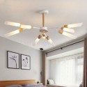 Nordic Pendant Light Modern Solid Wood Lighting Bedroom Living Room