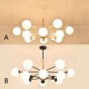 Magic Bean Pendant Light Creative Nordic Wooden Light Fitting Living Room Study