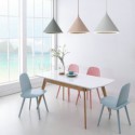 Modern Simple Pendant Light Macaron Three Lights Pendant Light Bedroom Living Room