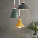 Macaron Pendant Light Nordic Simple Iron Arti Three Lights Fixture Restaurant Bar