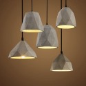 Vintage Cement 1 Light Pendant Light