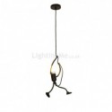 Modern Simple Pendant Light Little Man Shape Lamp Creative Light Bar Hallway Light