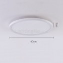 Nordic Round Flush Mount Super Thin Ceiling Light Aluminum Roung Lamp Bedroom Lighting