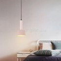 Modern Simple Pendant Light Cylinder Shape Lamp Aluminum Lighting Bedroom Light