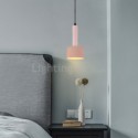 Modern Simple Pendant Light Cylinder Shape Lamp Aluminum Lighting Bedroom Light