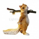 Table Light Resin Squirrel Table Lamp Animal Desk Lamp