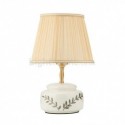 Fabric Table Lamp American Pleated Table Light