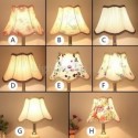 Fabric Table Lamp Nordic Bedside Light Glass Decoration Desk Lamp