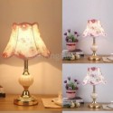 Fabric Table Lamp Nordic Bedside Light Glass Decoration Desk Lamp