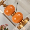 American Ceramic Table Lamp Creative Bedside Lamp Luxury Postmodern Gourd Table Light