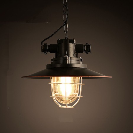 Retro / Vintage Metal 1 Light Pendant Light