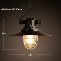 Retro / Vintage Metal 1 Light Pendant Light