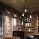 Retro / Vintage Metal Pendant Light