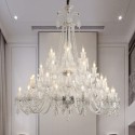 36 Light Clear Luxurious Candle Style Crystal Chandelier