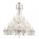 36 Light Clear Luxurious Candle Style Crystal Chandelier