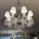 8 Light Clear Candle Style Crystal Chandelier