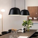 1 Light Modern/ Contemporary Steel Pendant Light with Shade