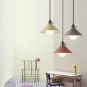 1 Light Modern/ Contemporary Steel Pendant Light with Steel Shade