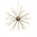 32 Light Modern/ Contemporary Steel Pendant Light with Glass Shade