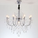 9 Light (8+1) 2 Tiers American Country Clear Chandelier