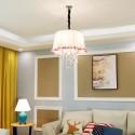 4 Light Modern Silver Chandelier