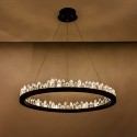 Round Modern K9 Crystal Sparkle Luxury Chandelier