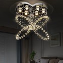 6 Light Modern K9 Crystal Sparkle Luxury Rain Drop Chandelier