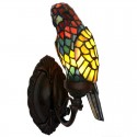 Parrot Stained Glass Wall light