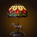 12 Inch Retro Stained Glass Table Lamp