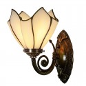 7 Inch Rural 1 Light Stained Glass Wall light