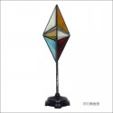 Retro Stained Glass Table Lamp