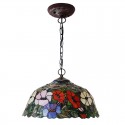 16 Inch Stained Glass Pendant Light