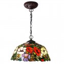 16 Inch Stained Glass Pendant Light